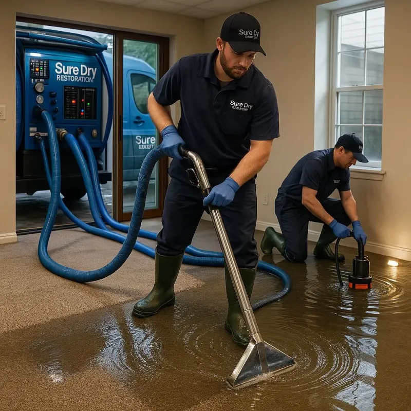 Water Extraction and Removal process in Cass City, MI